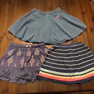 Disney Jumping Beans, Carters and Cat & Jack Skort Lot Girls Size 7